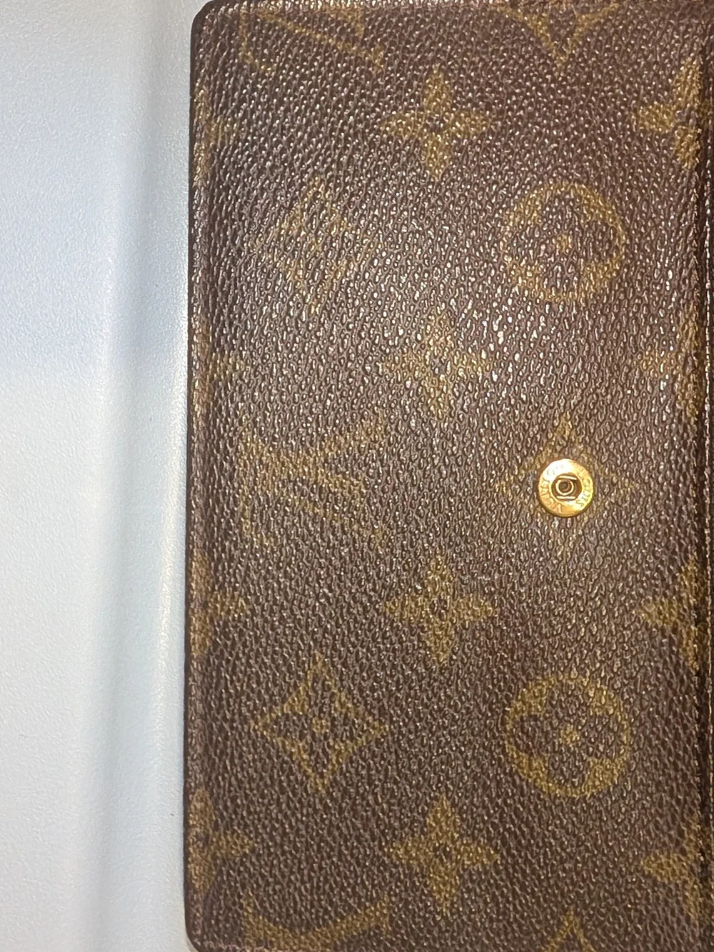 Vintage Authentic Louis Vuitton Monogram Porte Tresor International Long Wallet